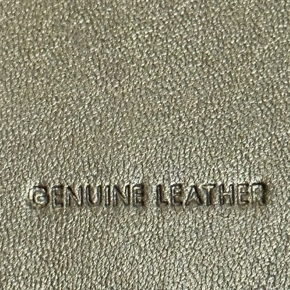 KENNETH COLE Reaction Antique Gold Leather Wristlet